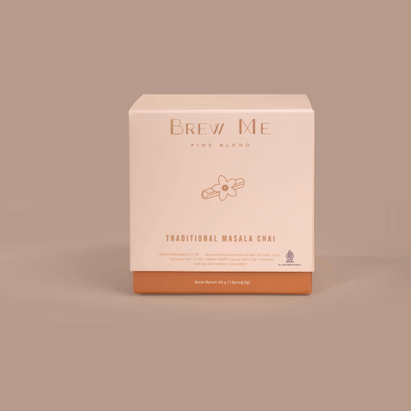 Traditional Masala Chai — Tea Bag Pyramid